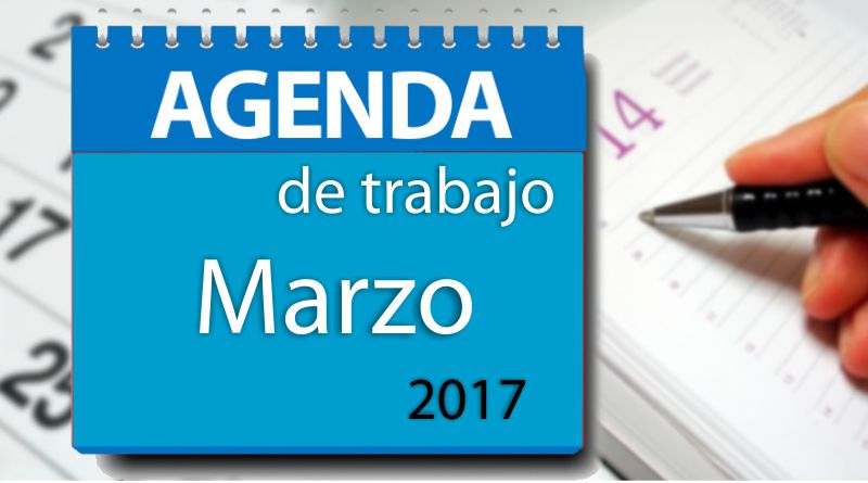 Agenda Marzo 2017