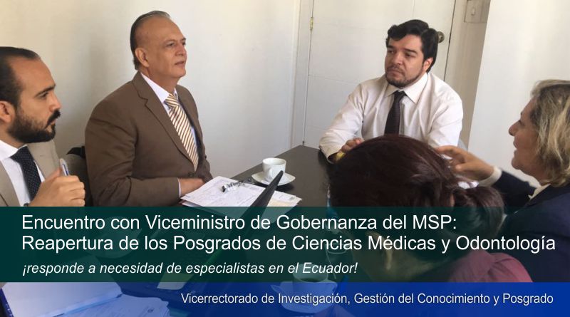 Reapertura de los Posgrados de Ciencias Médicas y Odontología